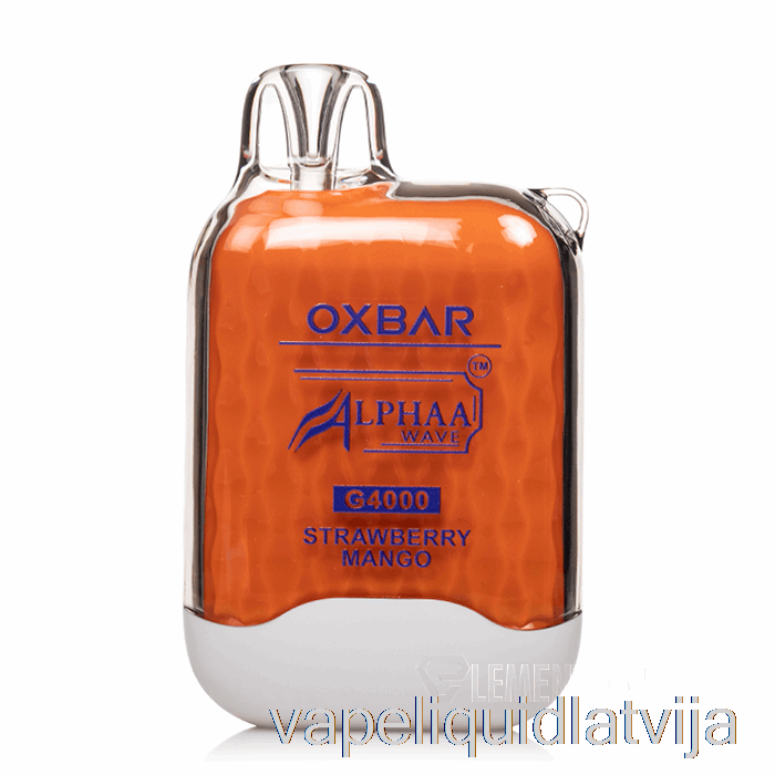 Oxbar G4000 Vienreizējās Lietošanas Zemeņu Mango Vape šķidrums